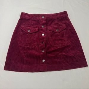 SUEDE SKIRT
